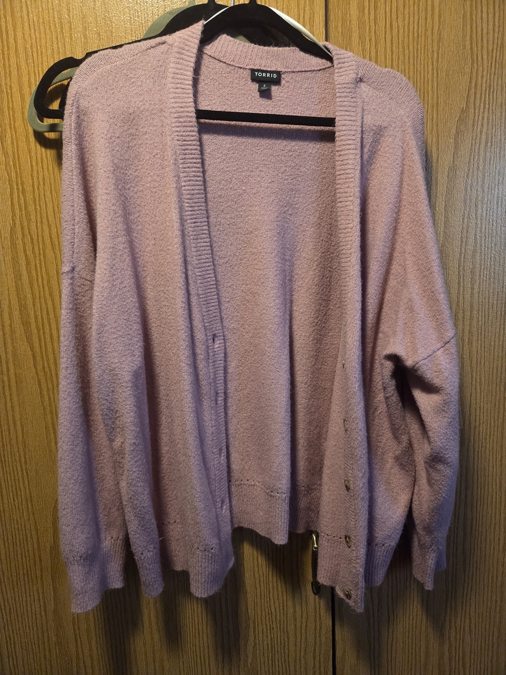 torrid Dusty Rose Open-Front Cardigan Sweater